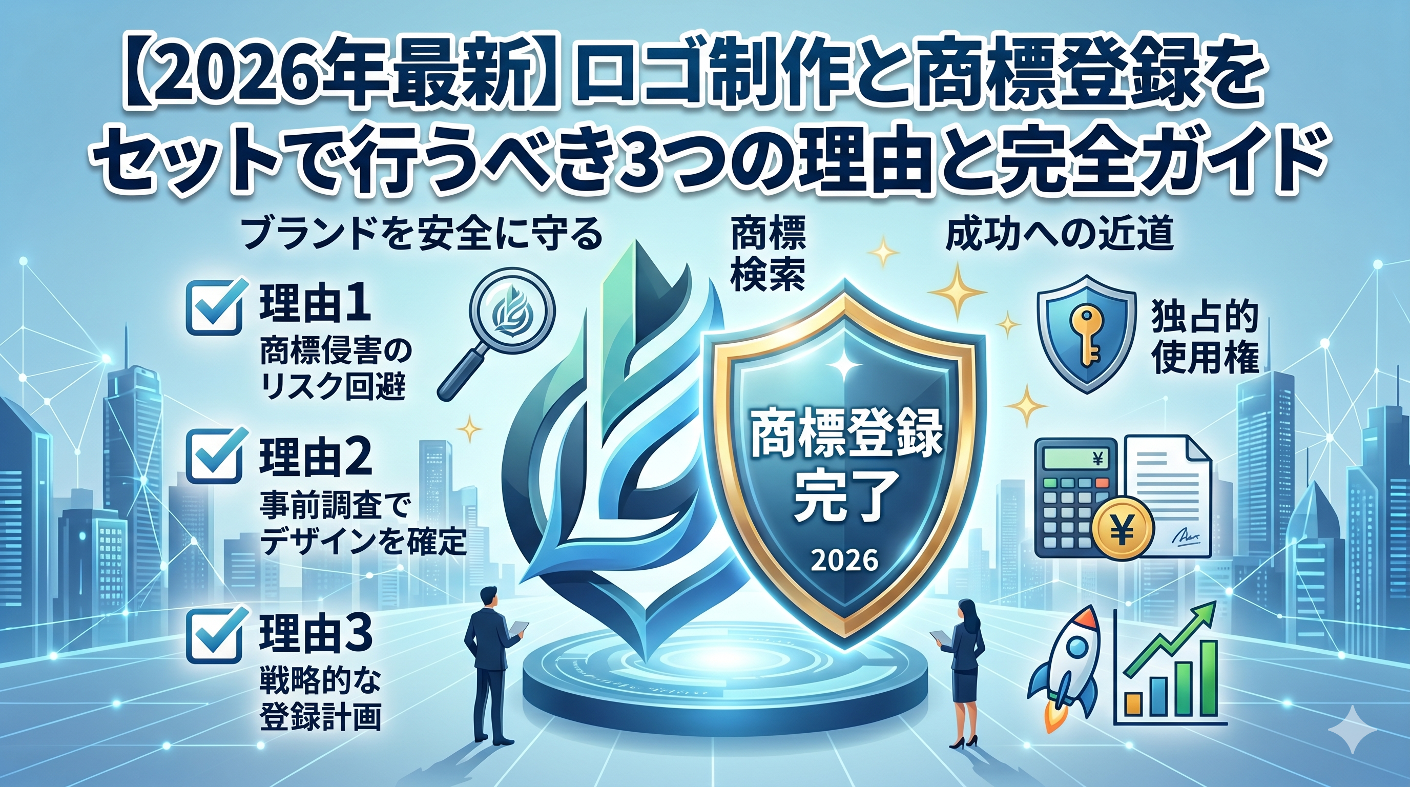 【2026年最新】ロゴ制作と商標登録をセットで行うべき3つの理由と完全ガイド